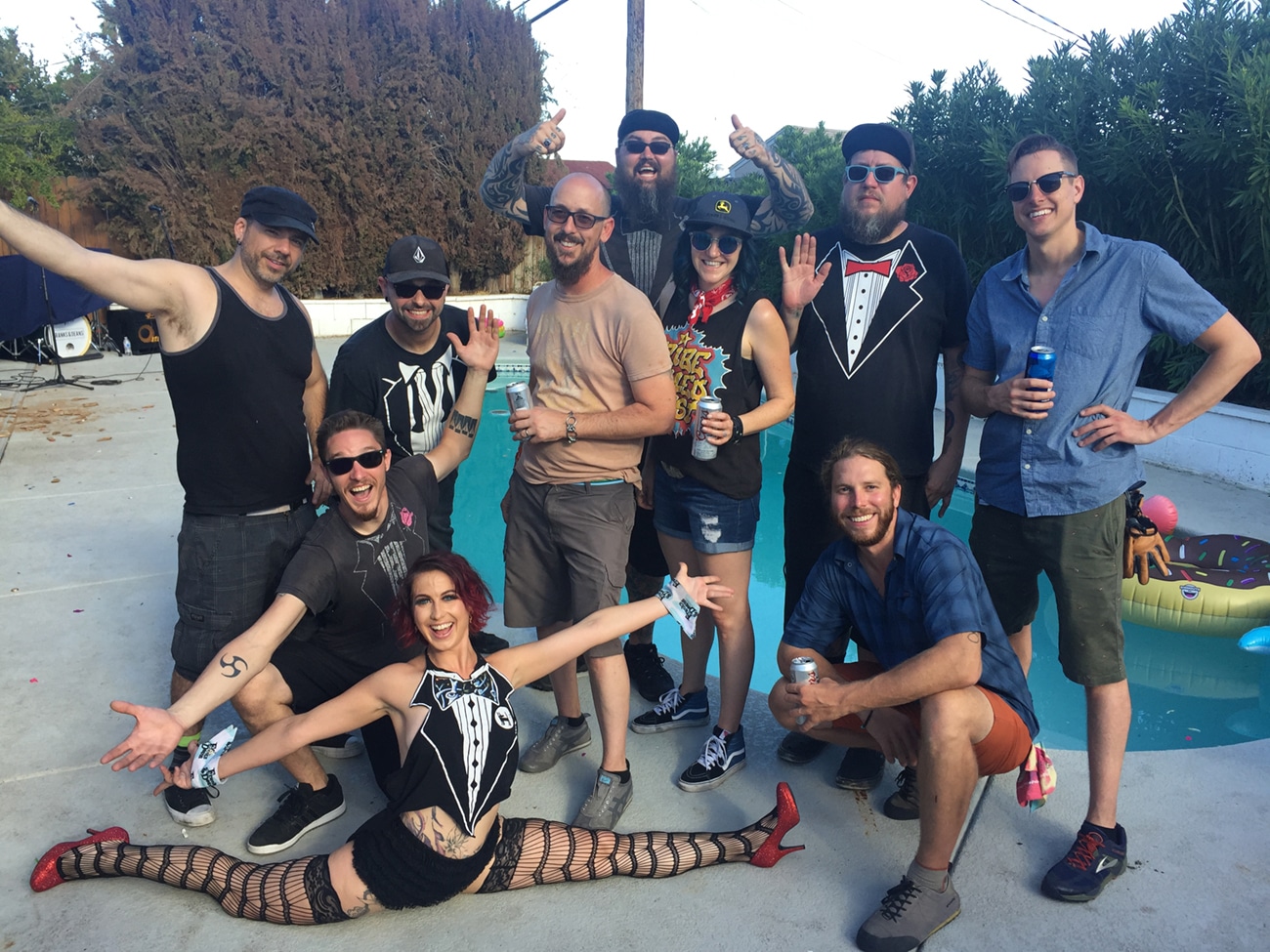 Ryan Reason Jennifer Burkart Square Shooting Professional Photography Las Vegas Franks and Deans Splish Splash Squidhat Records